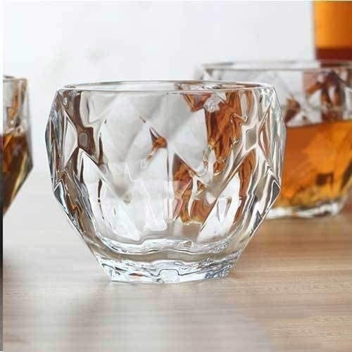 Diamond-Cut Crystal Glass