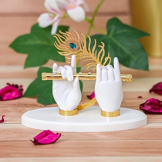 Krishna Hands - 24K GP Swarn Bansuri Rakhi Hamper
