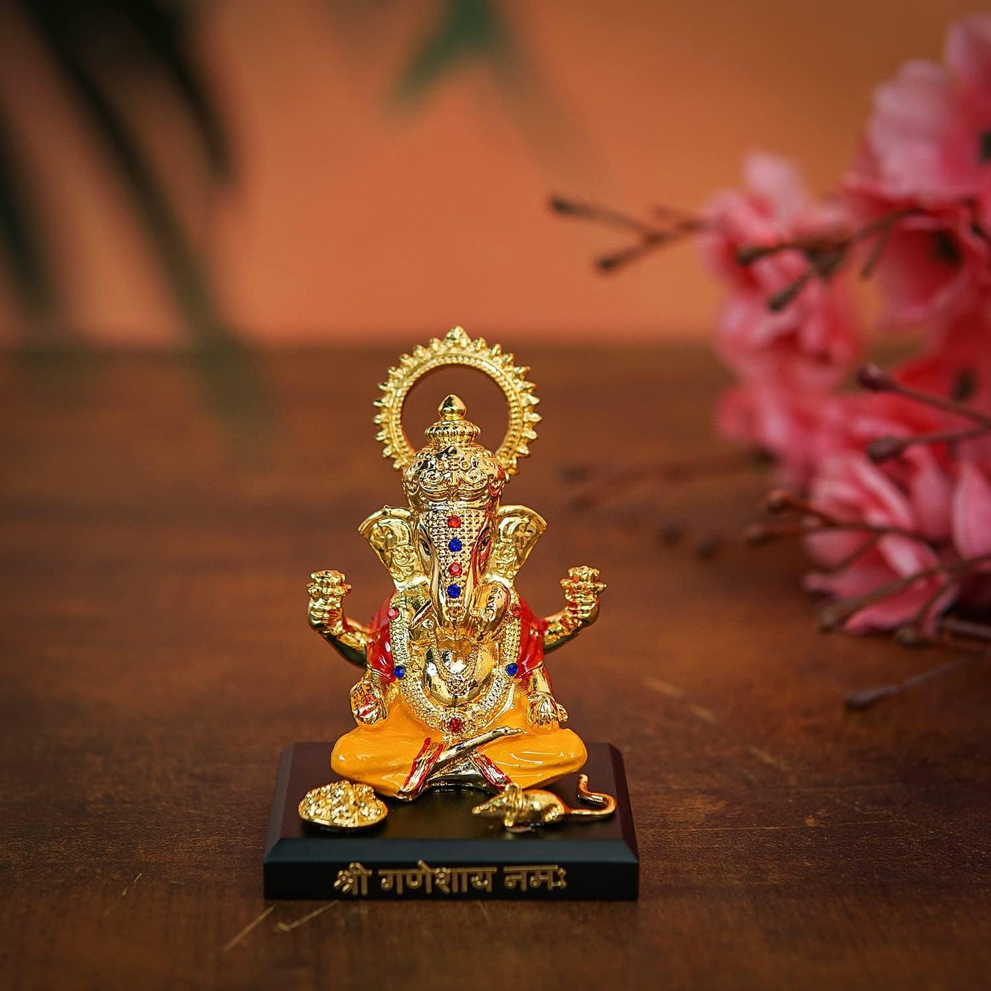 Ganesha - 24K Gold Plated Dagdusheth Idol