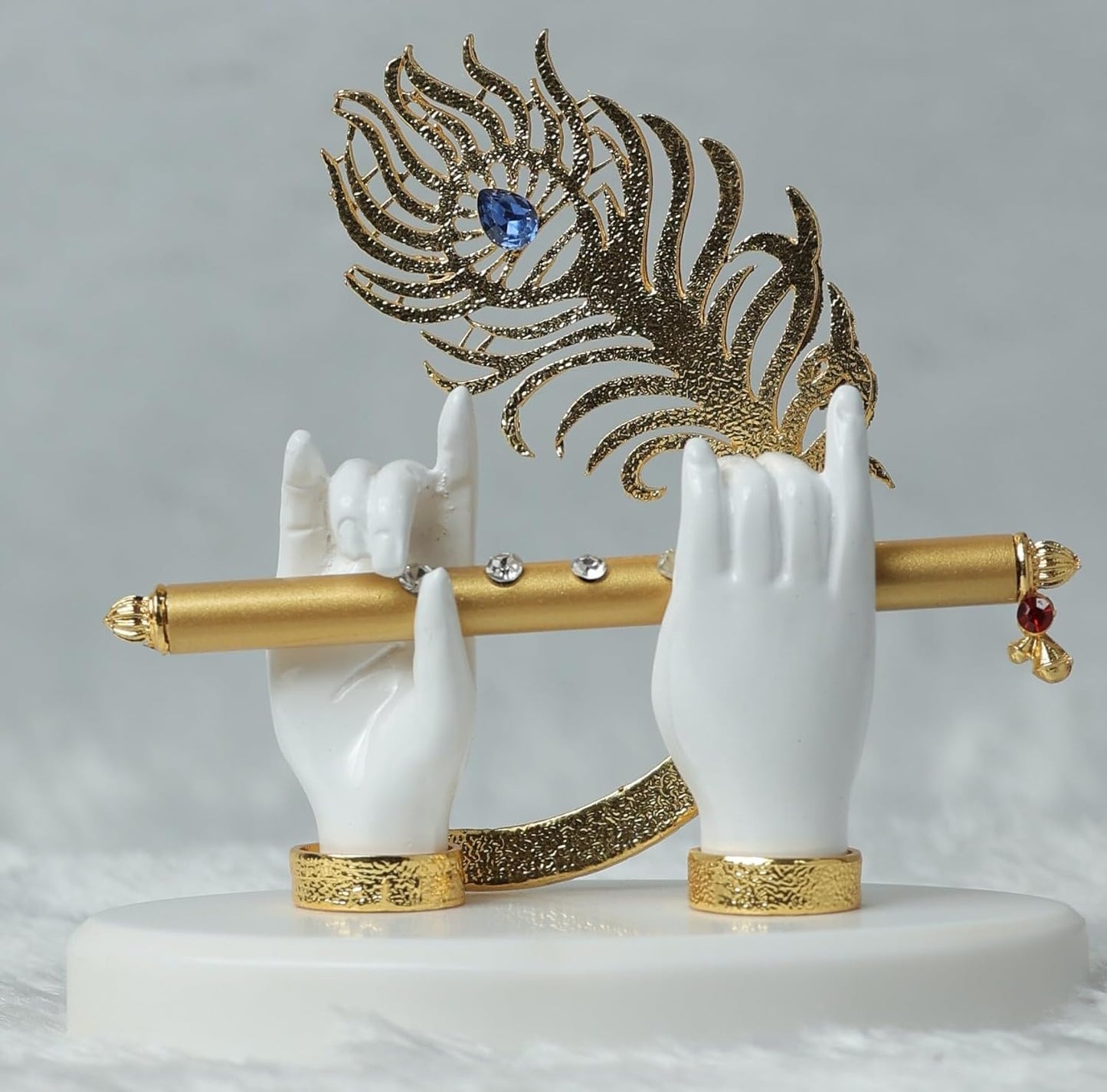 Krishna Hands - 24K GP Swarn Bansuri Rakhi Hamper