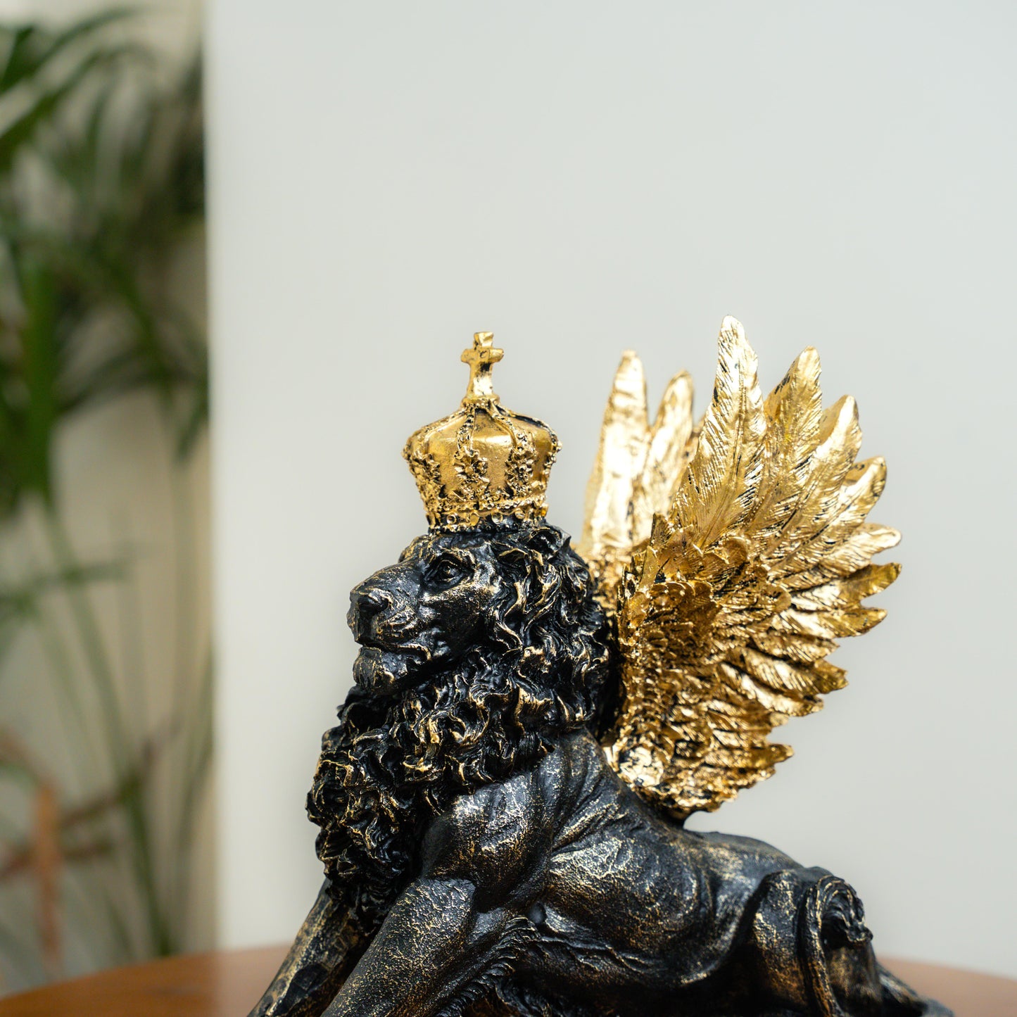 Winged lion spirit decor