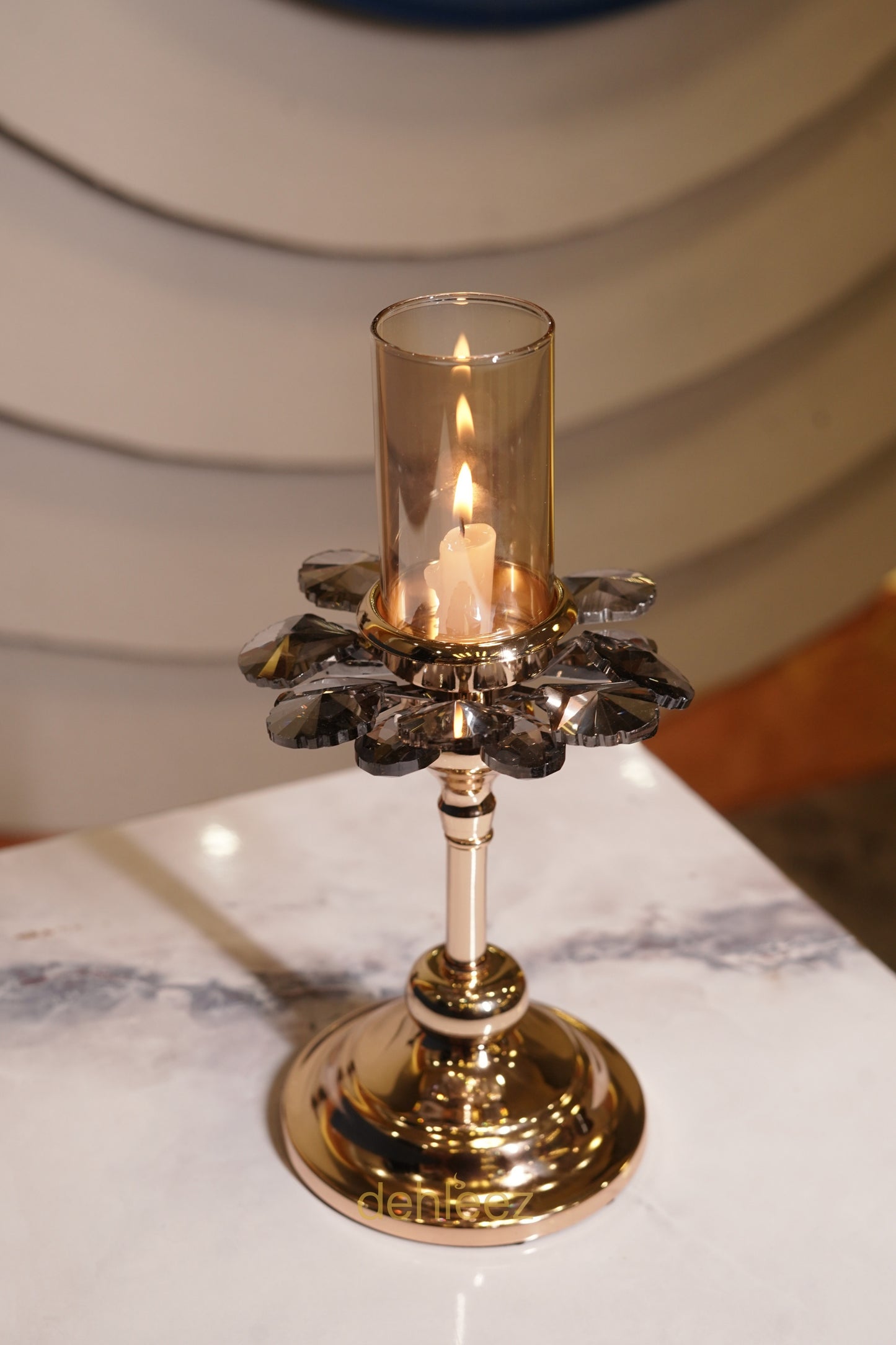 Crystal Glow – Luxury Candle Holder