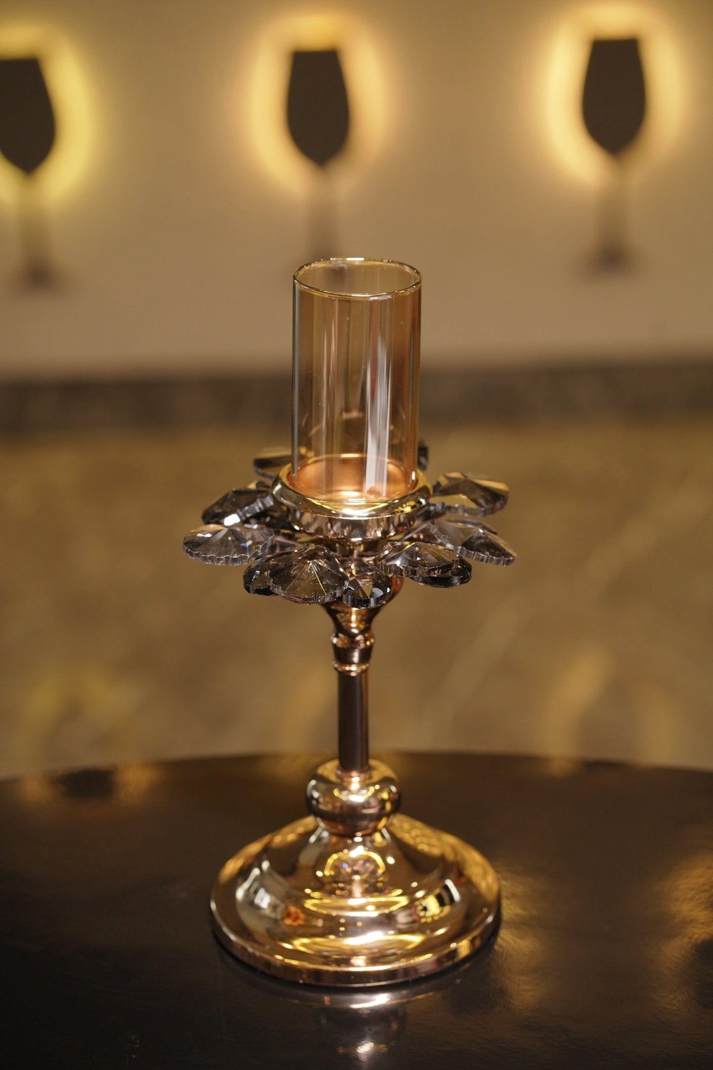 Crystal Glow – Luxury Candle Holder