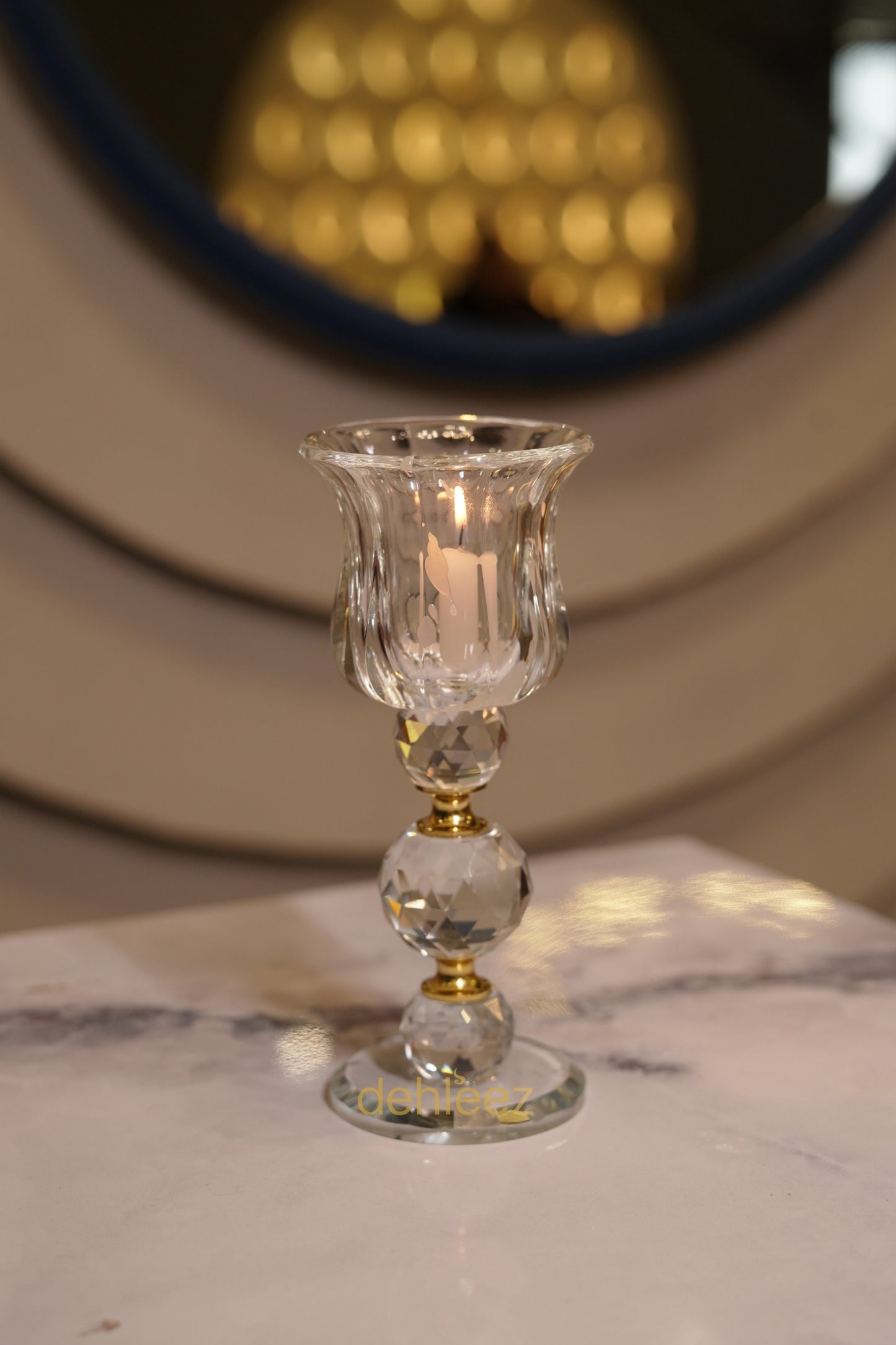 Aurora Crystal Candle Stand