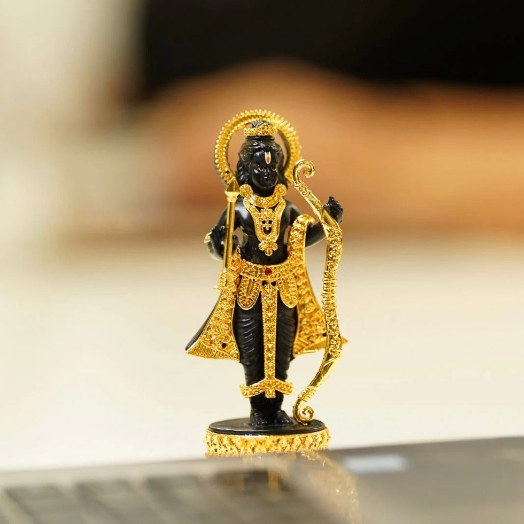 Ram Lalla - 24K Gold Plated Idol 4" inches