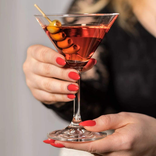 Crimson Elegance Italian Martini