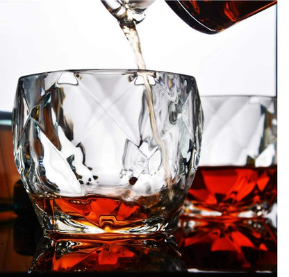 Diamond-Cut Crystal Glass