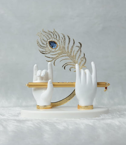 Krishna Hands - 24K GP Swarn Bansuri Rakhi Hamper