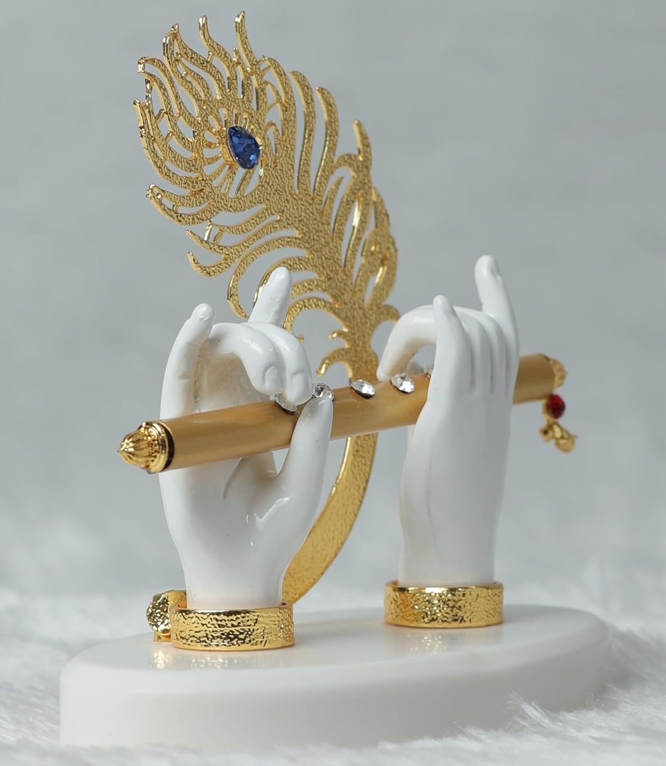 Krishna Hands - 24K GP Swarn Bansuri Rakhi Hamper
