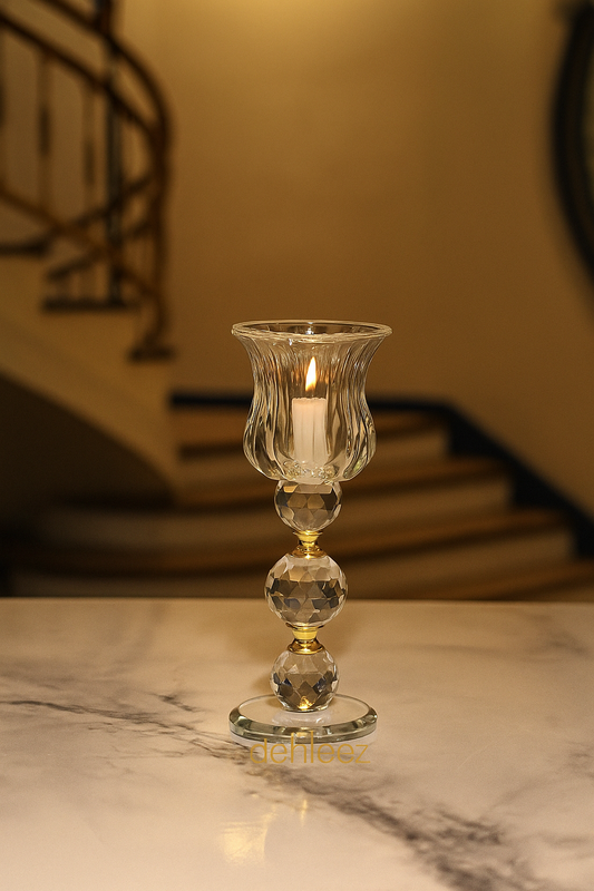 Aurora Crystal Candle Stand