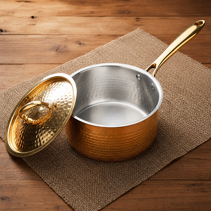 Brass Saucepan / Tea Pan Hammering