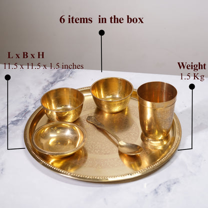 Brass Plate Set