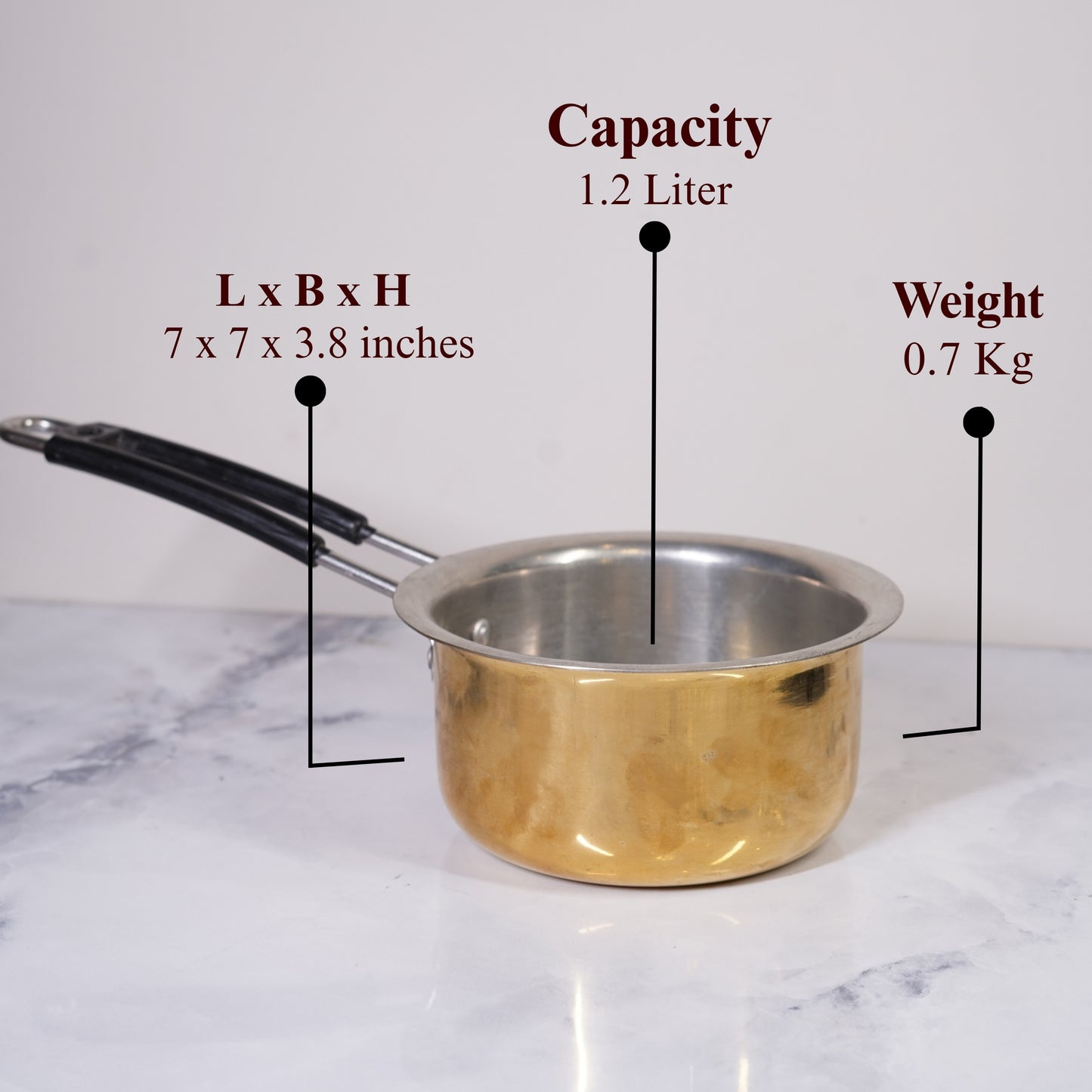 Brass Saucepan / Tea Pan