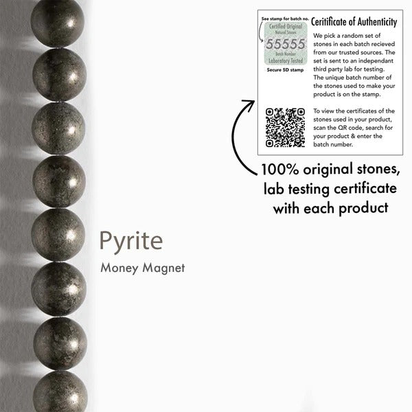 Money Magnet & Good Luck Pyrite Bracelet