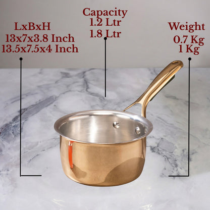 Brass Saucepan / Tea Pan Hammering