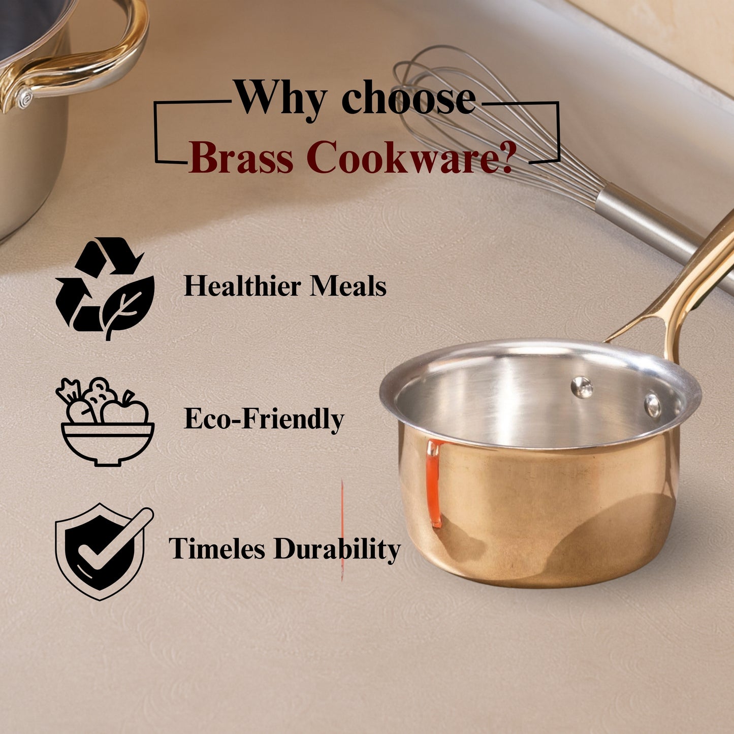 Brass Saucepan / Tea Pan Hammering