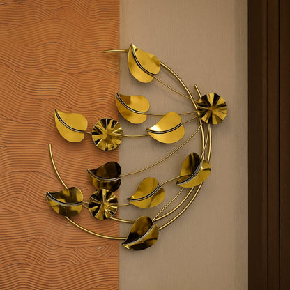 Golden Harmony – Luxe Metal Wall Art Set