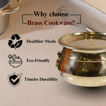 Brass Degchi / Patili with Lid