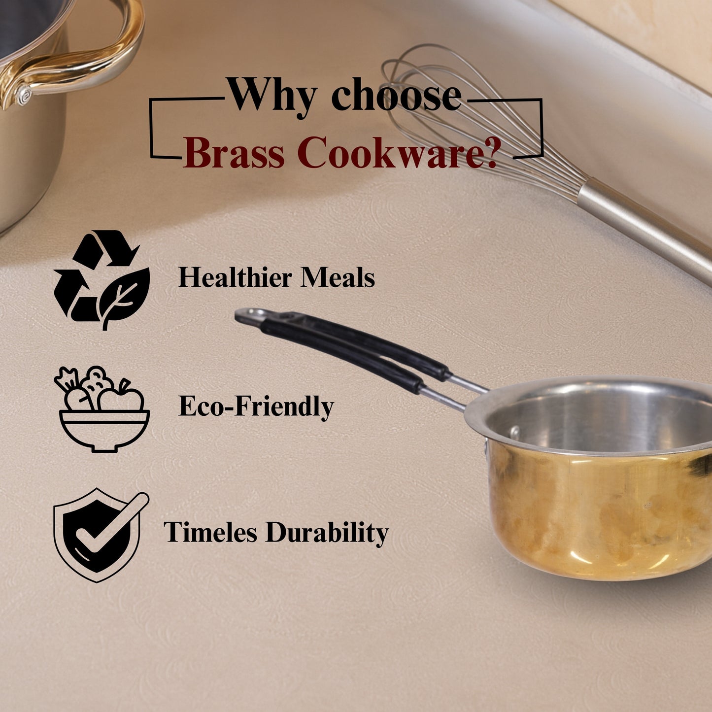 Brass Saucepan / Tea Pan