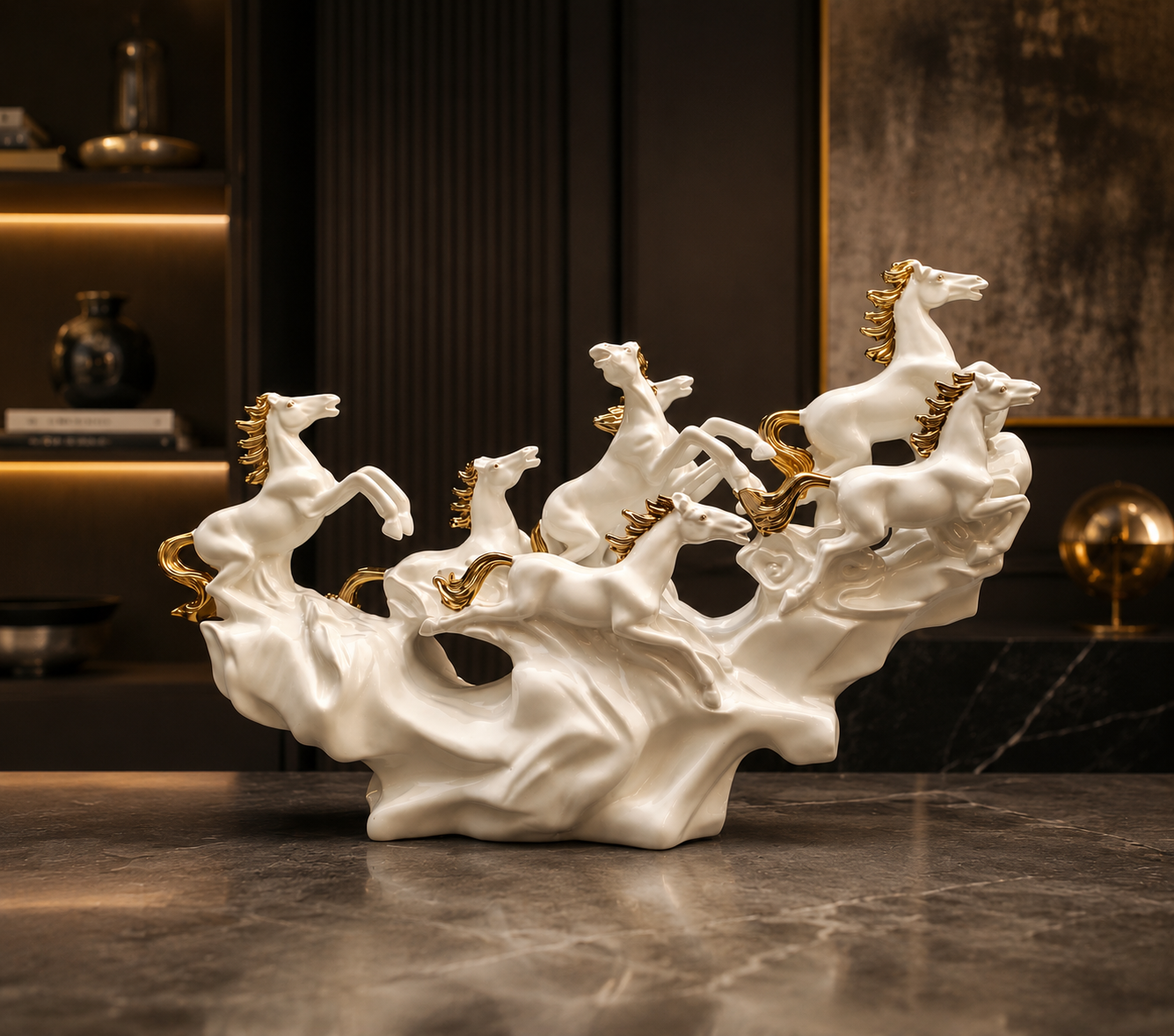 Seven Running Horses