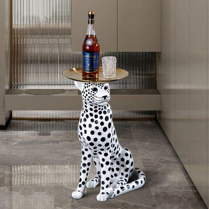 Leopard side table