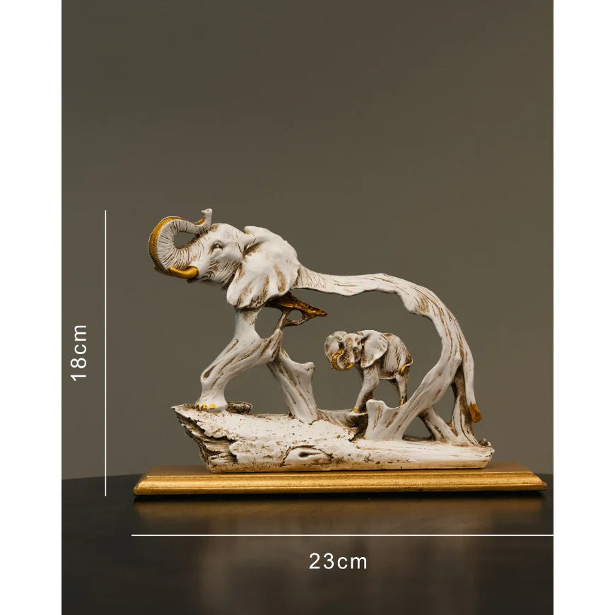 Lucky Raised Tusk Elephant