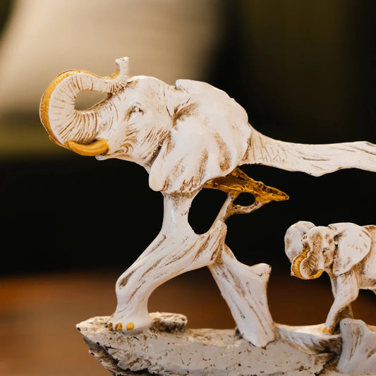 Lucky Raised Tusk Elephant